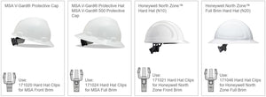 Hard Hat Clips (3 Pair Pack)