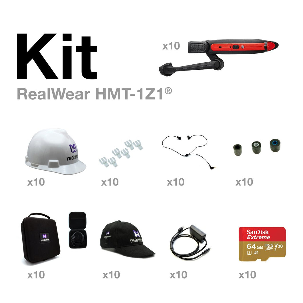 RealWear HMT-1Z1® x10 Validation Kit (Gold)